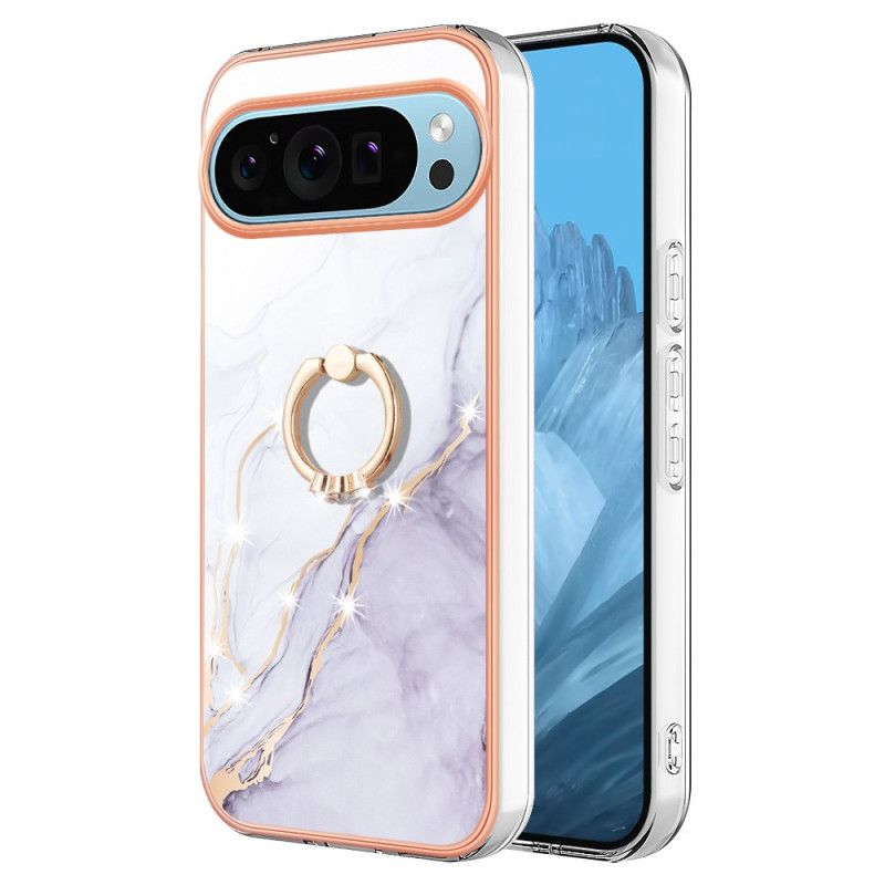 Cover Til Google Pixel 9 Marmor Style Support Ring