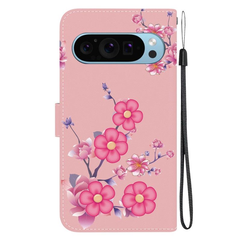 Flip Cover Google Pixel 9 Sakura Med Rem