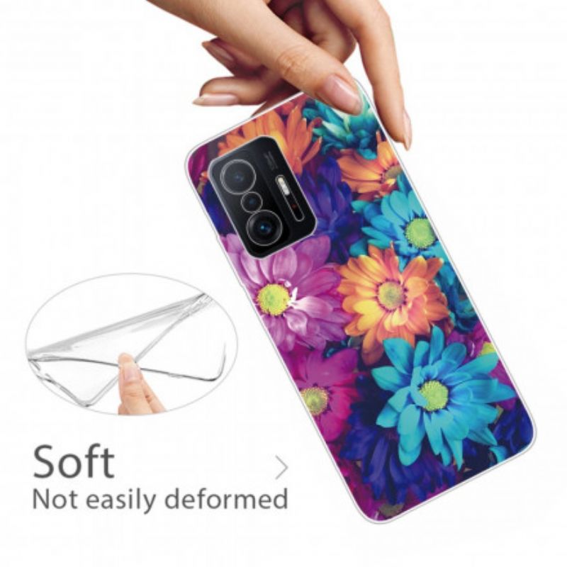 Cover Til Xiaomi Mi 11t / 11t Pro Farverige Tusindfryd