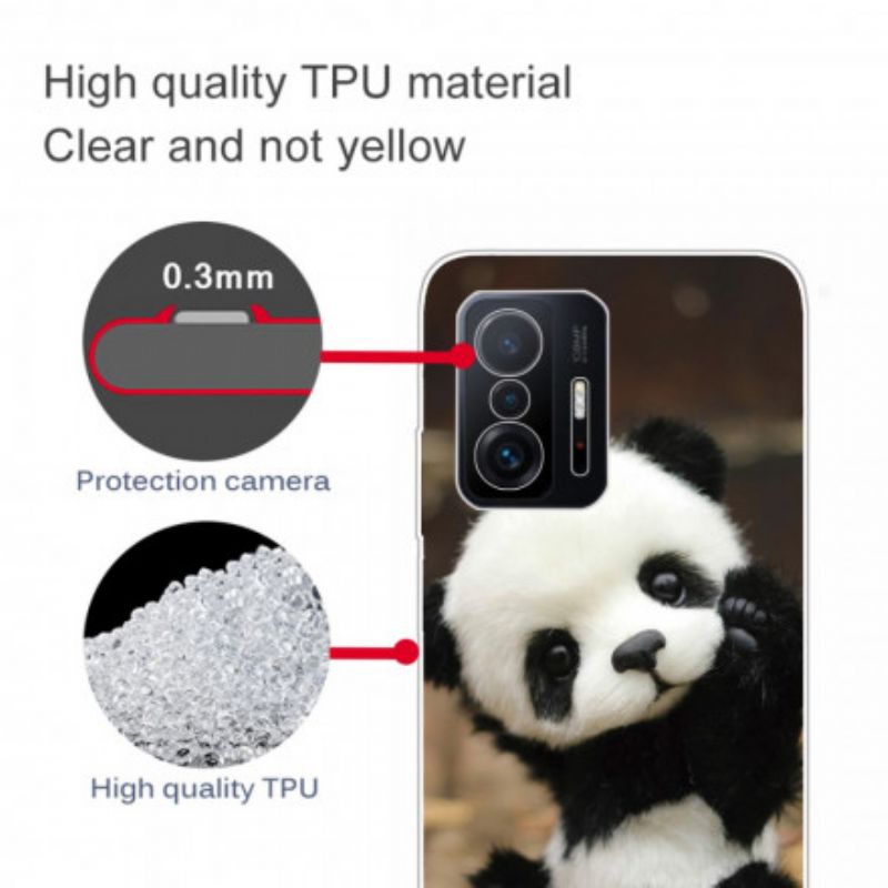 Cover Til Xiaomi Mi 11t / 11t Pro Fleksibel Panda