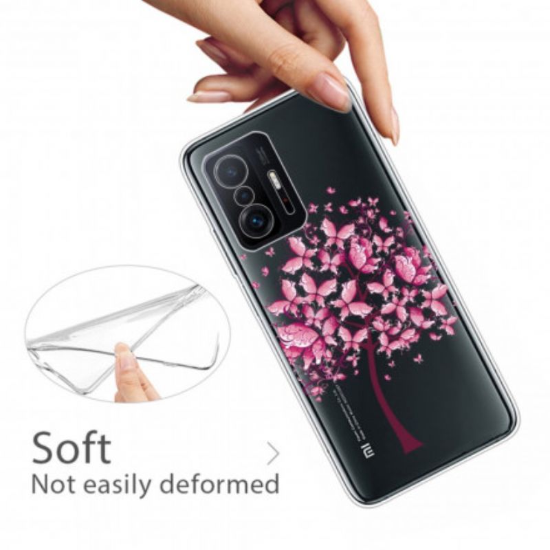 Cover Til Xiaomi Mi 11t / 11t Pro Gennemsigtigt Sommerfugletræ