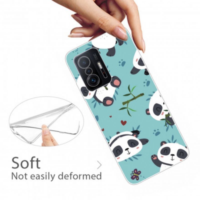 Cover Til Xiaomi Mi 11t / 11t Pro Pile Of Pandas