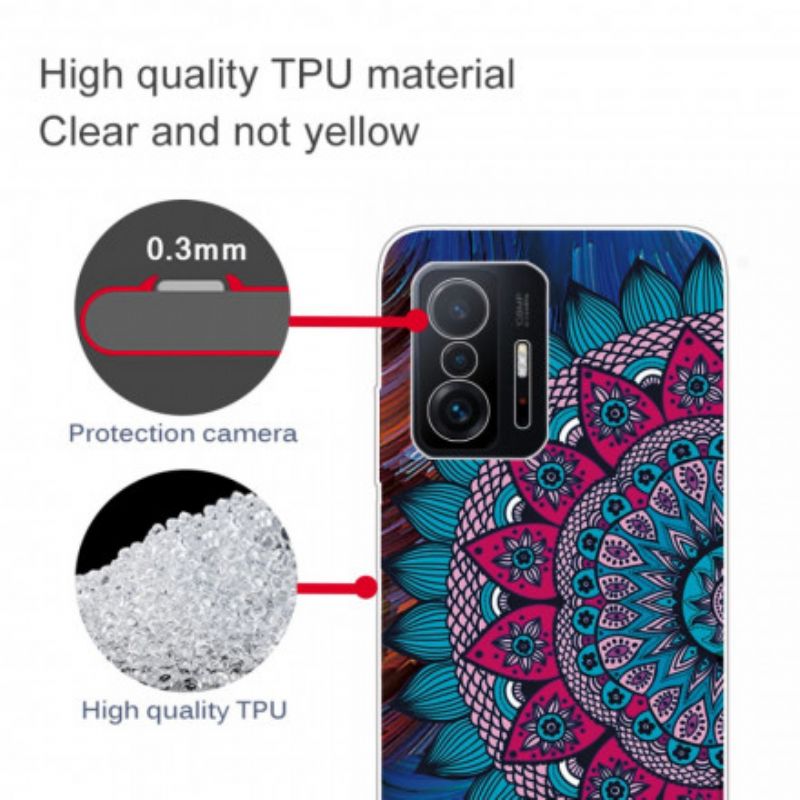 Cover Xiaomi Mi 11t / 11t Pro Farverig Mandala