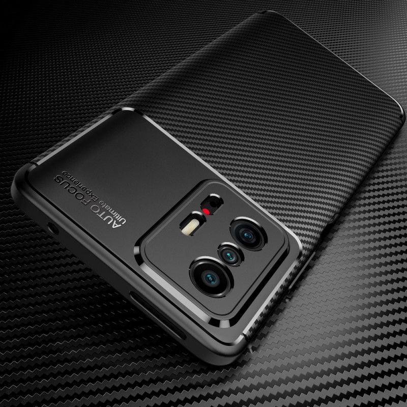 Cover Xiaomi Mi 11t / 11t Pro Fleksibel Kulfibertekstur