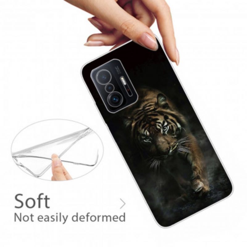 Cover Xiaomi Mi 11t / 11t Pro Fleksibel Tiger