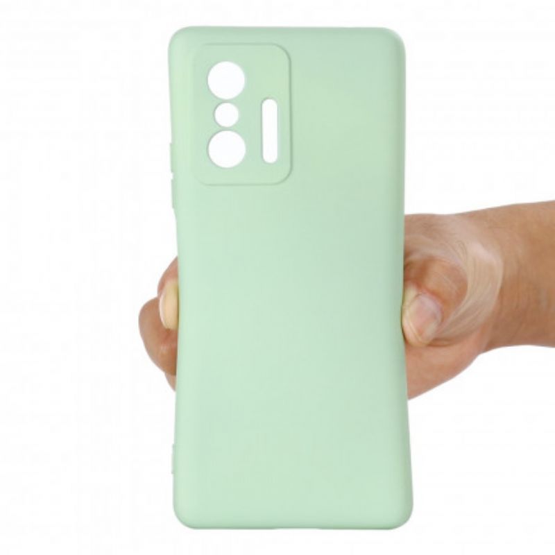 Cover Xiaomi Mi 11t / 11t Pro Flydende Silikone Med Snor