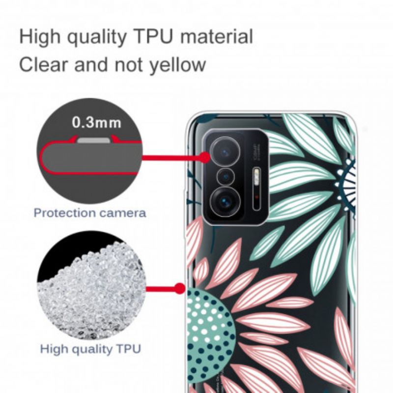 Cover Xiaomi Mi 11t / 11t Pro Ren Blomst