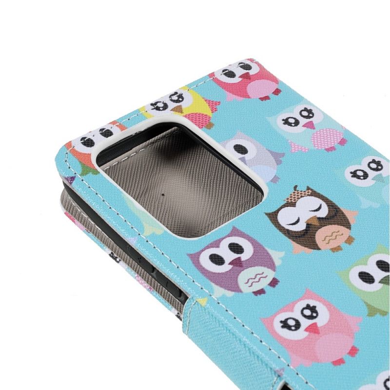 Flip Cover Til Xiaomi Mi 11t / 11t Pro Flere Ugler