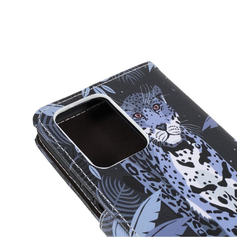 Flip Cover Til Xiaomi Mi 11t / 11t Pro Leopard Strappy