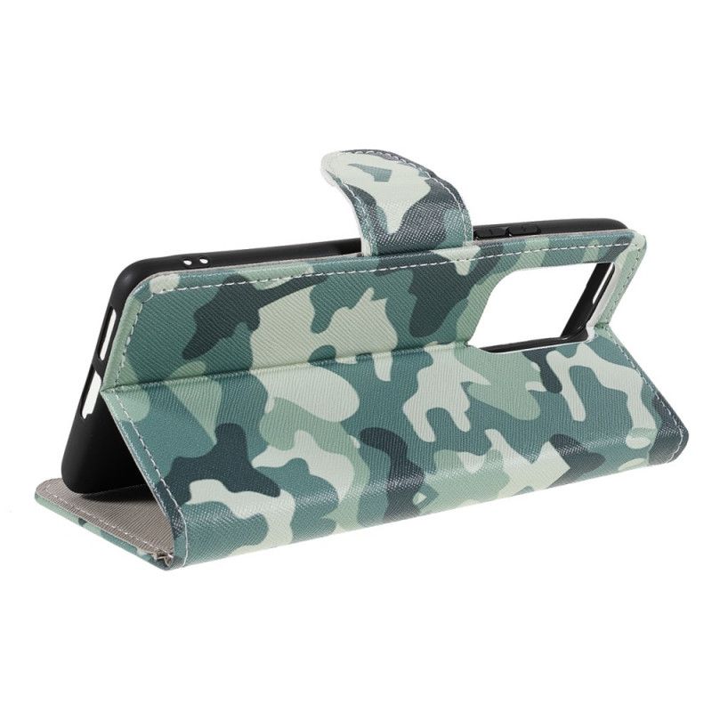 Flip Cover Til Xiaomi Mi 11t / 11t Pro Militær Camouflage