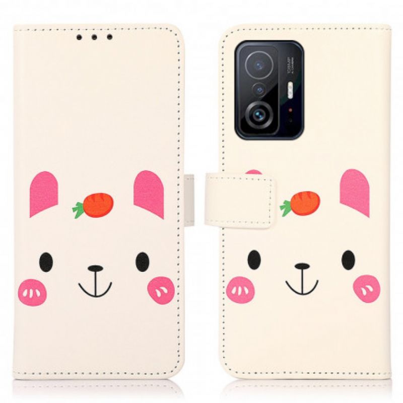 Flip Cover Til Xiaomi Mi 11t / 11t Pro Sjov Tegneserie