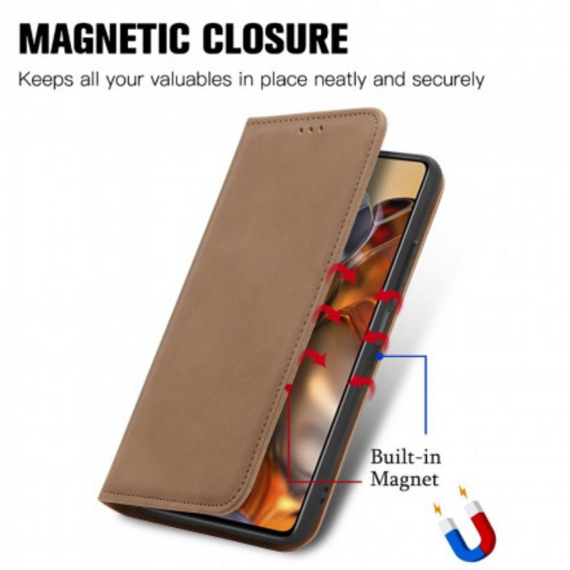 Flip Cover Til Xiaomi Mi 11t / 11t Pro Skin-touch