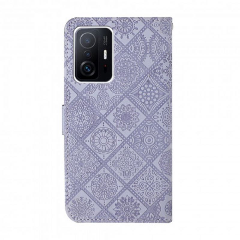 Flip Cover Til Xiaomi Mi 11t / 11t Pro Tapestry Mønster