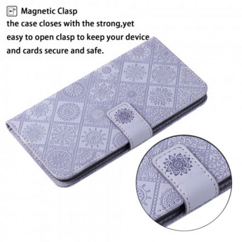 Flip Cover Til Xiaomi Mi 11t / 11t Pro Tapestry Mønster