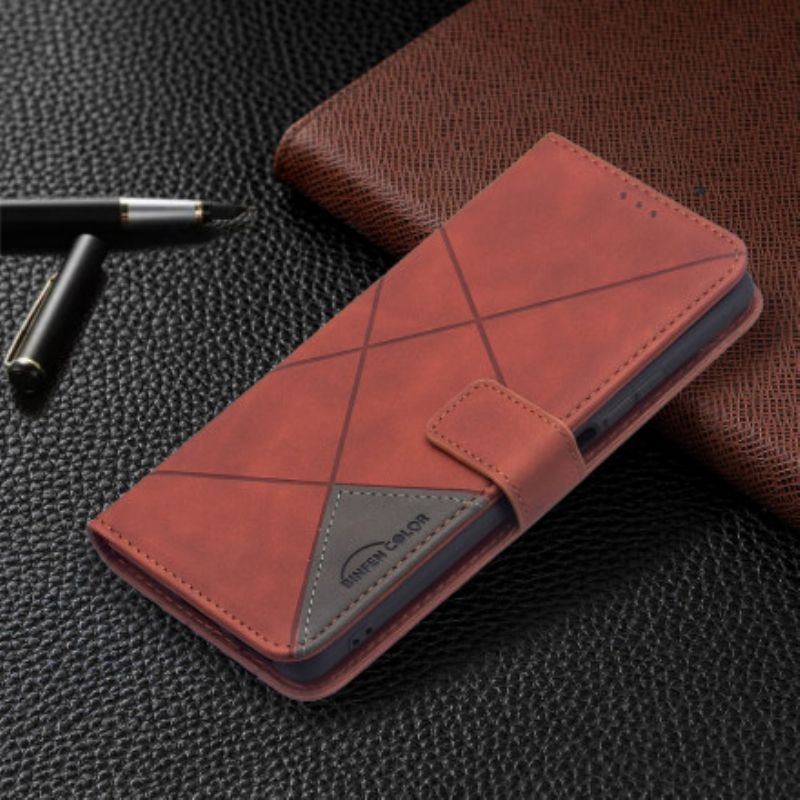 Flip Cover Xiaomi Mi 11t / 11t Pro Binfen Farvetrekanter