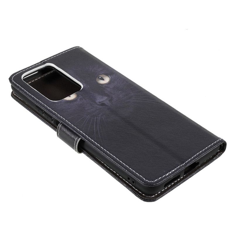 Flip Cover Xiaomi Mi 11t / 11t Pro Black Strappy Cat Eyes