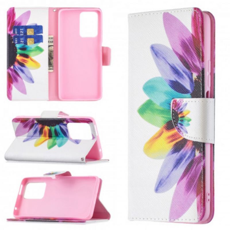 Flip Cover Xiaomi Mi 11t / 11t Pro Blomsterakvarel