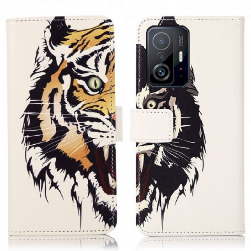 Flip Cover Xiaomi Mi 11t / 11t Pro Fierce Tiger