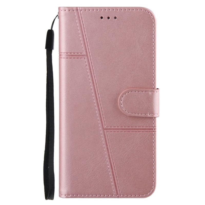 Flip Cover Xiaomi Mi 11t / 11t Pro Geo Lædereffekt Rem