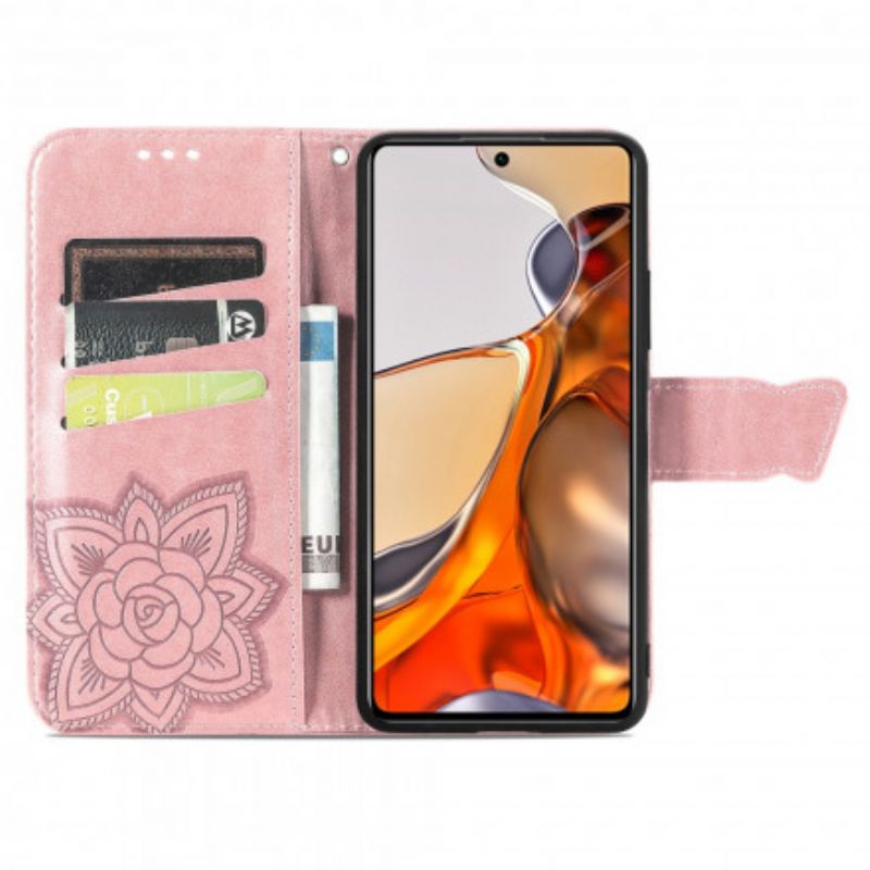 Flip Cover Xiaomi Mi 11t / 11t Pro Halve Sommerfugle