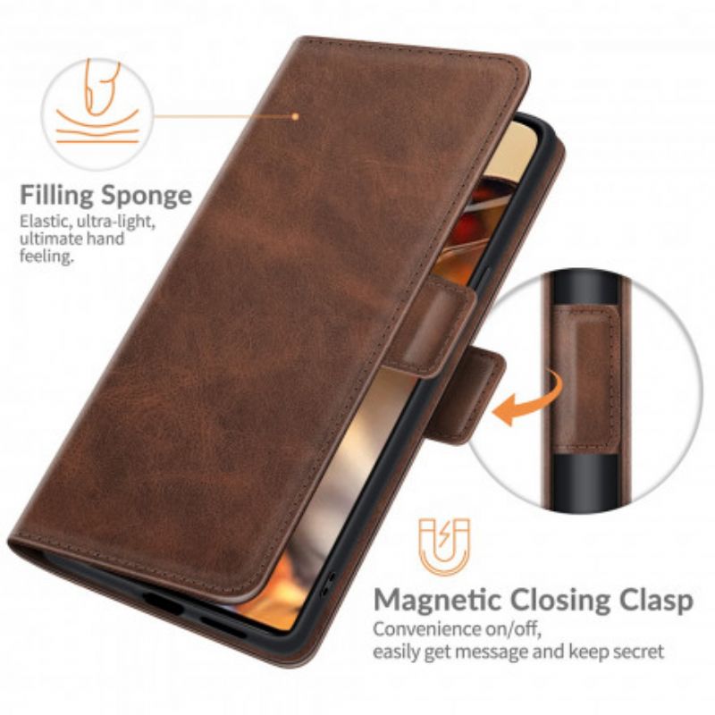 Flip Cover Xiaomi Mi 11t / 11t Pro Klassisk Dobbeltklap