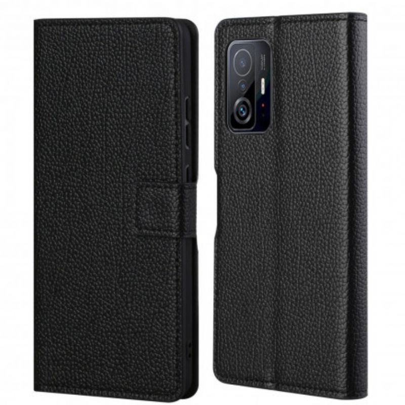 Flip Cover Xiaomi Mi 11t / 11t Pro Litchi Grain Lædereffekt