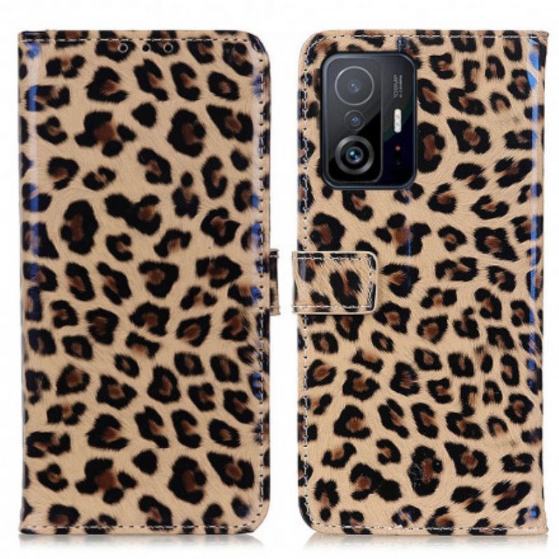 Flip Cover Xiaomi Mi 11t / 11t Pro Simple Leopard