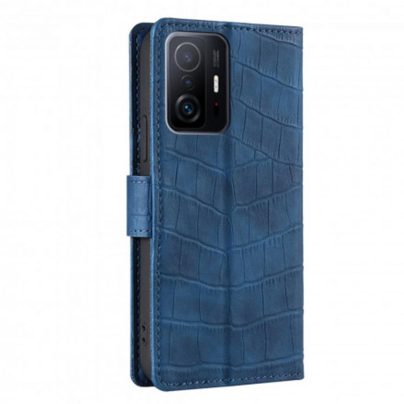 Flip Cover Xiaomi Mi 11t / 11t Pro Skin-touch Krokodille