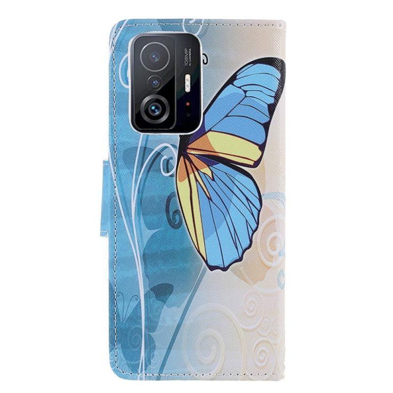 Flip Cover Xiaomi Mi 11t / 11t Pro Sommerfugle