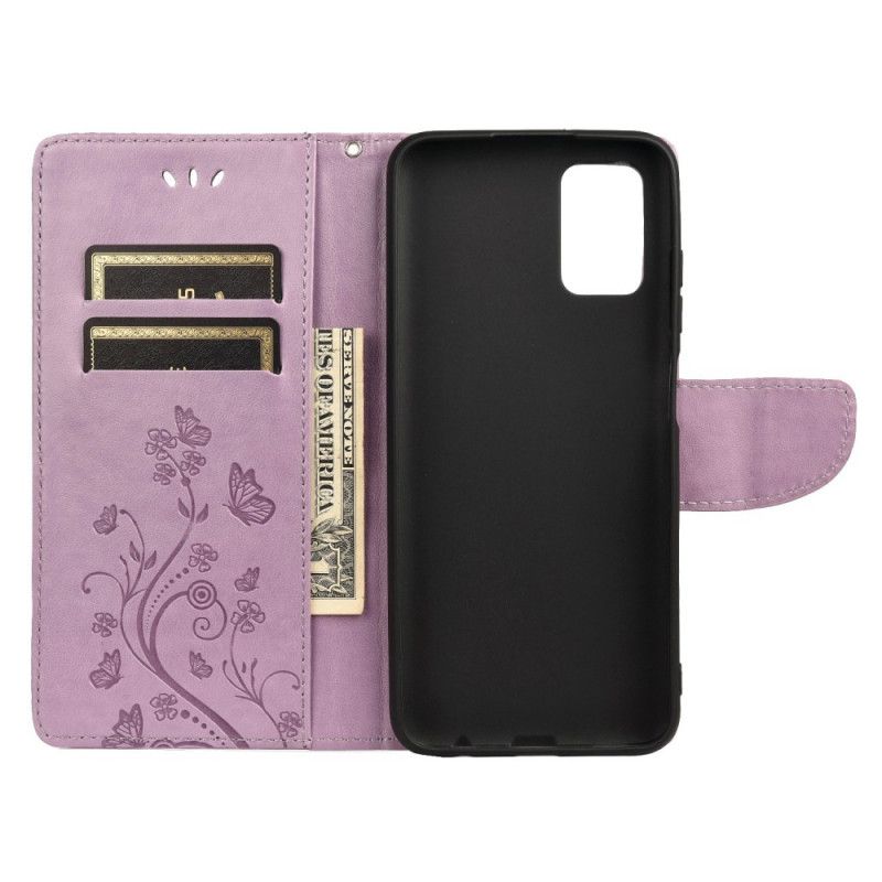 Flip Cover Xiaomi Mi 11t / 11t Pro Sommerfugle Og Blomster