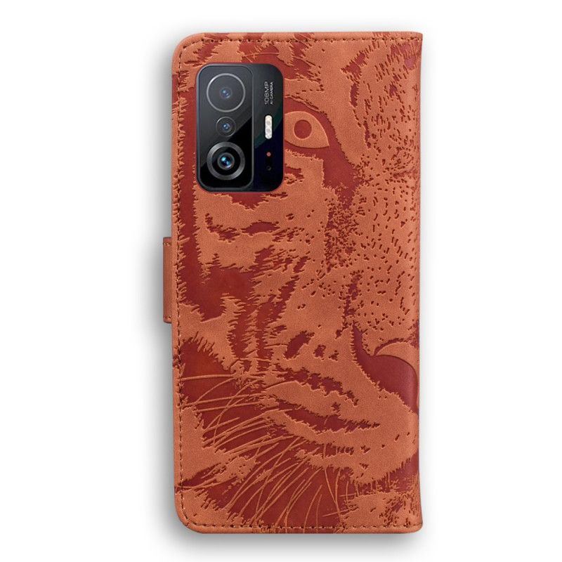 Flip Cover Xiaomi Mi 11t / 11t Pro Tiger Face Print