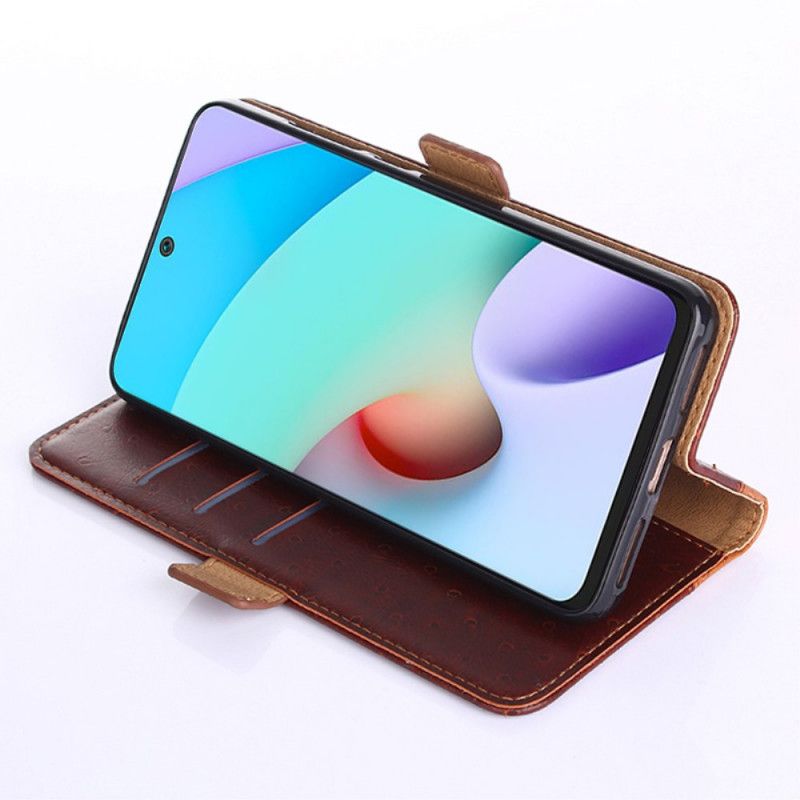 Flip Cover Xiaomi Mi 11t / 11t Pro Tofarvet Struds Hudtekstur