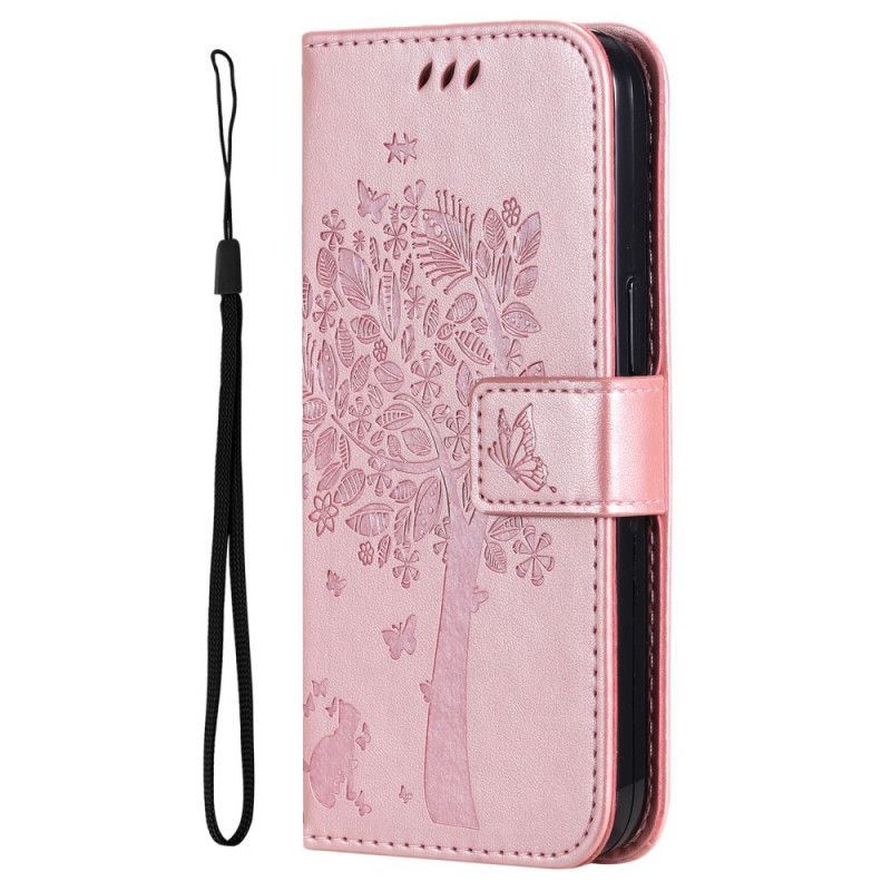 Flip Cover Xiaomi Mi 11t / 11t Pro Tree And Thong Cat