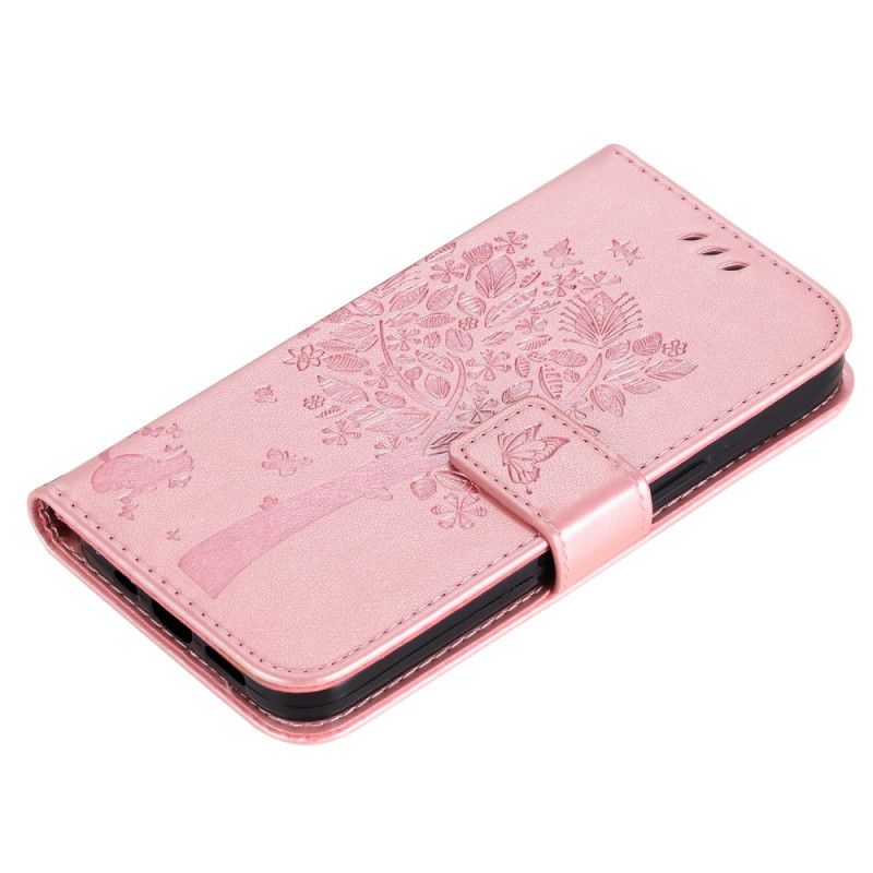 Flip Cover Xiaomi Mi 11t / 11t Pro Tree And Thong Cat