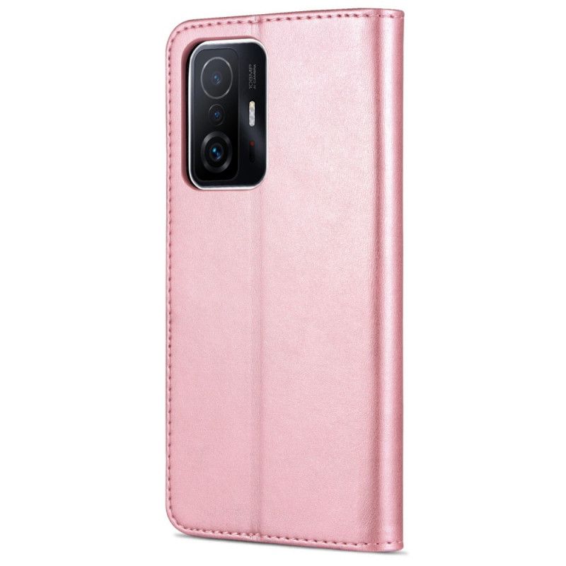 Læder Cover Xiaomi Mi 11t / 11t Pro Telefon Etui Azns Imiteret Læder