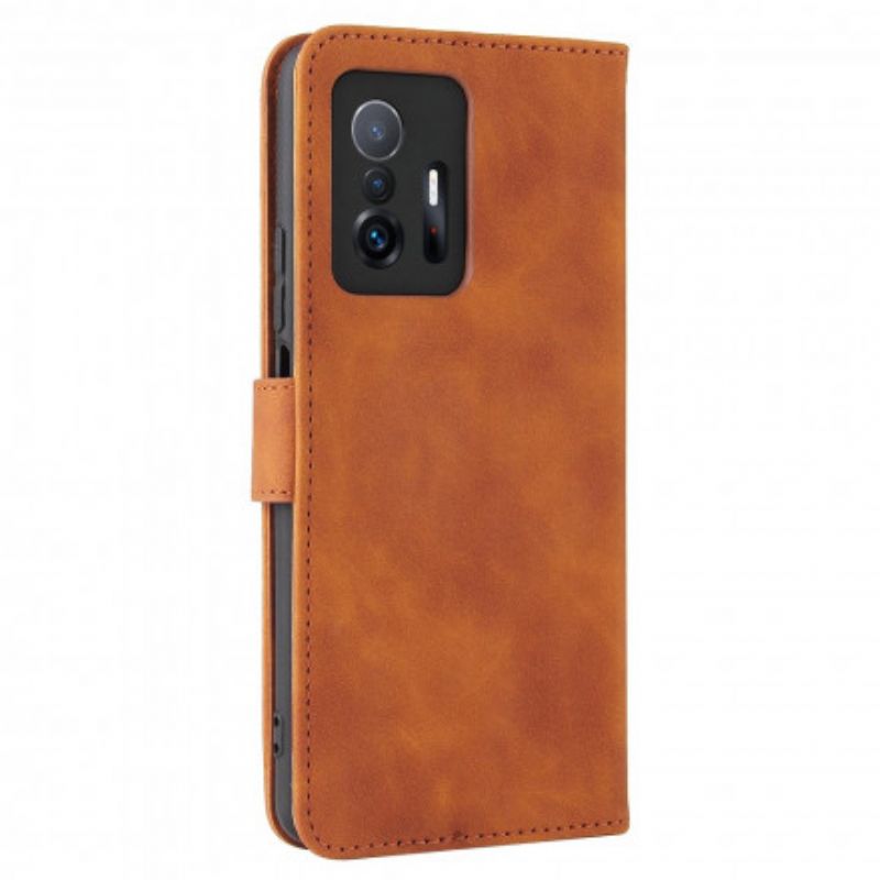 Læder Cover Xiaomi Mi 11t / 11t Pro Telefon Etui Skin-touch