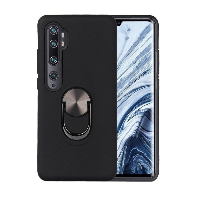 Cover for Xiaomi Mi Note 10 / 10 Pro Sort Aftagelig Med Støttering