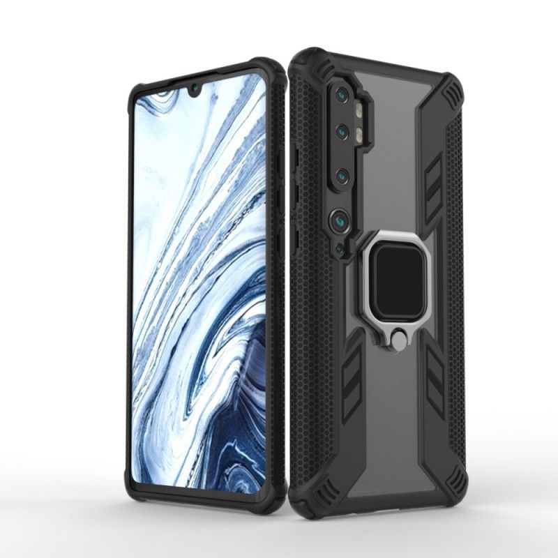 Cover for Xiaomi Mi Note 10 / 10 Pro Sort Førsteklasses Supportring