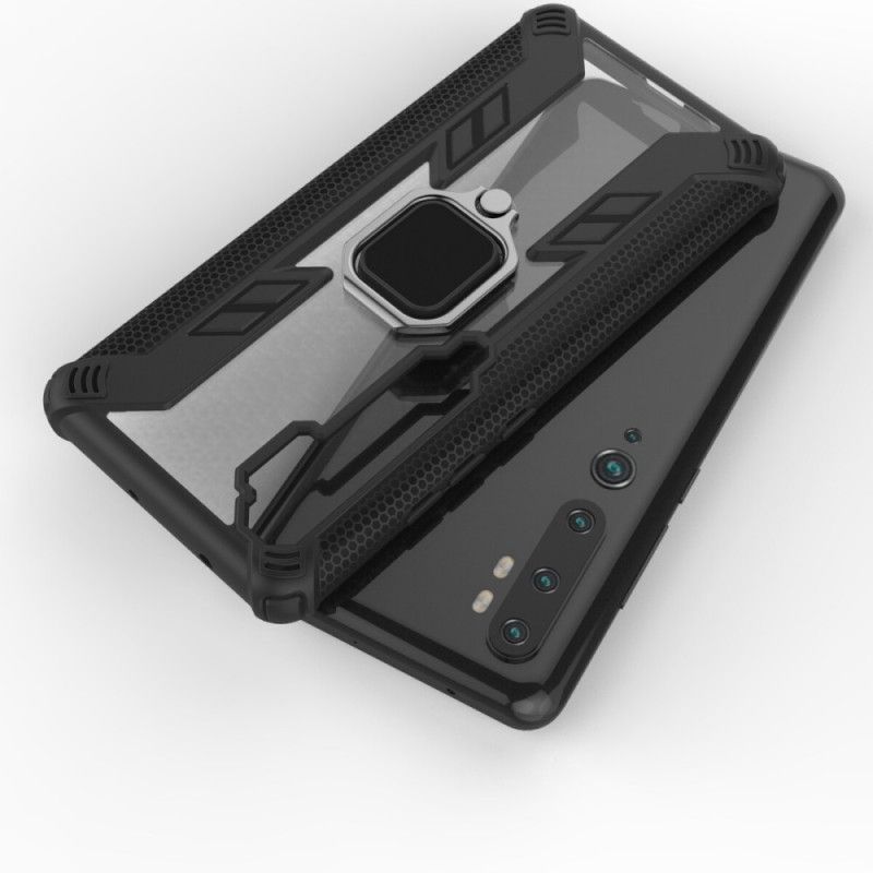 Cover for Xiaomi Mi Note 10 / 10 Pro Sort Førsteklasses Supportring