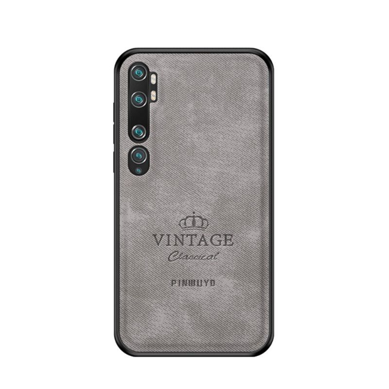 Cover for Xiaomi Mi Note 10 / 10 Pro Sort Hæderlig Vintage Pinwuyo