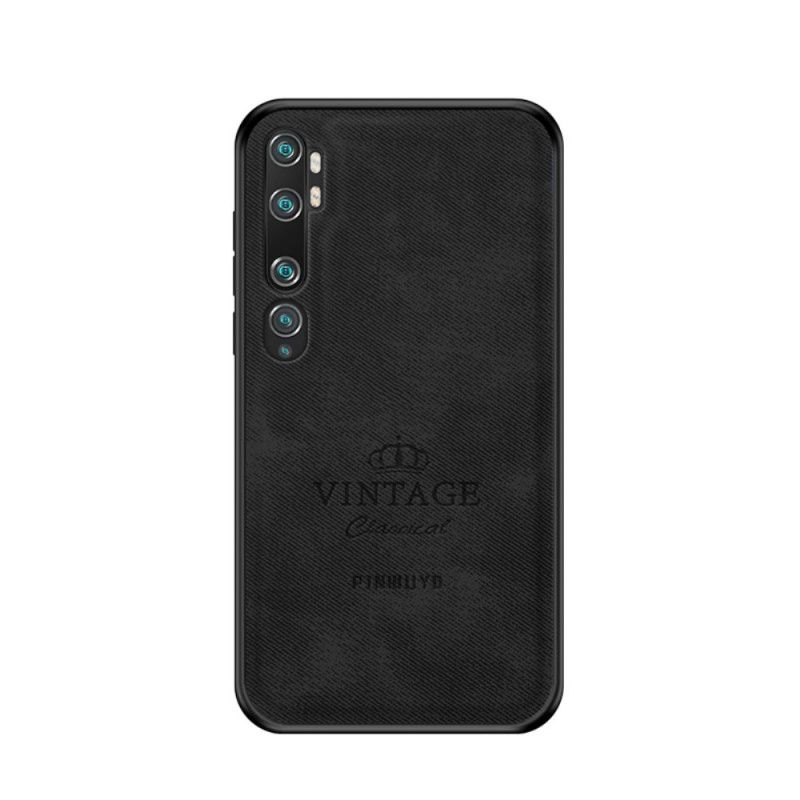 Cover for Xiaomi Mi Note 10 / 10 Pro Sort Hæderlig Vintage Pinwuyo