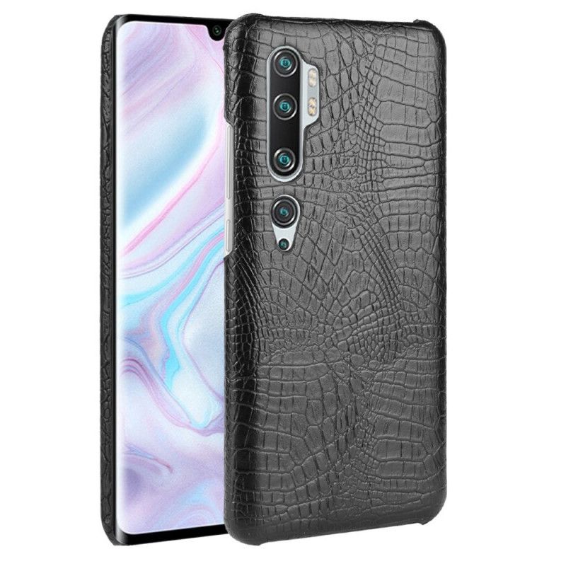 Cover for Xiaomi Mi Note 10 / 10 Pro Sort Krokodillehudstil