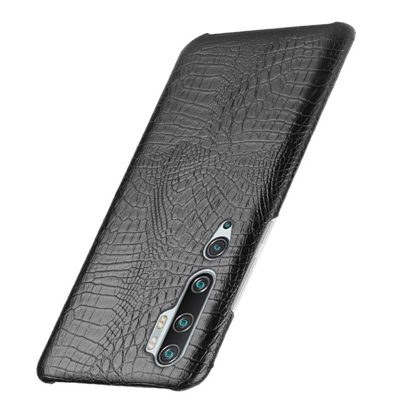 Cover for Xiaomi Mi Note 10 / 10 Pro Sort Krokodillehudstil