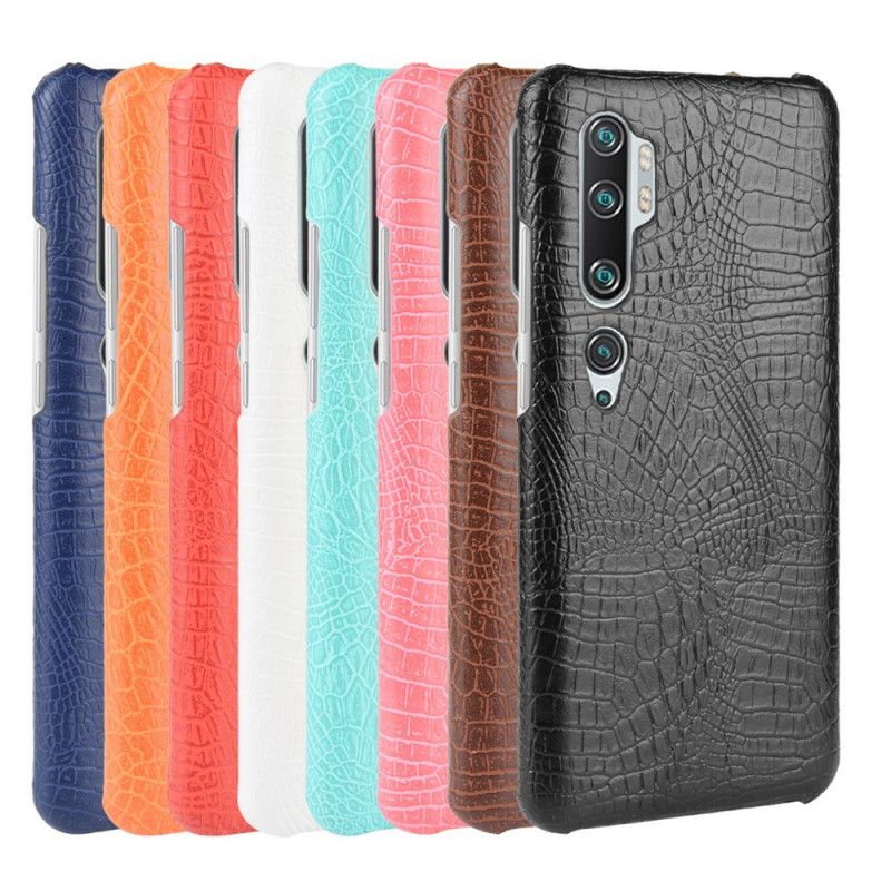 Cover for Xiaomi Mi Note 10 / 10 Pro Sort Krokodillehudstil