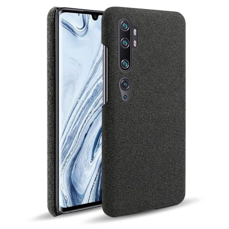 Cover for Xiaomi Mi Note 10 / 10 Pro Sort Ksq Stoftekstur