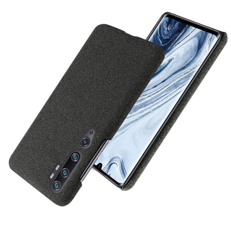 Cover for Xiaomi Mi Note 10 / 10 Pro Sort Ksq Stoftekstur