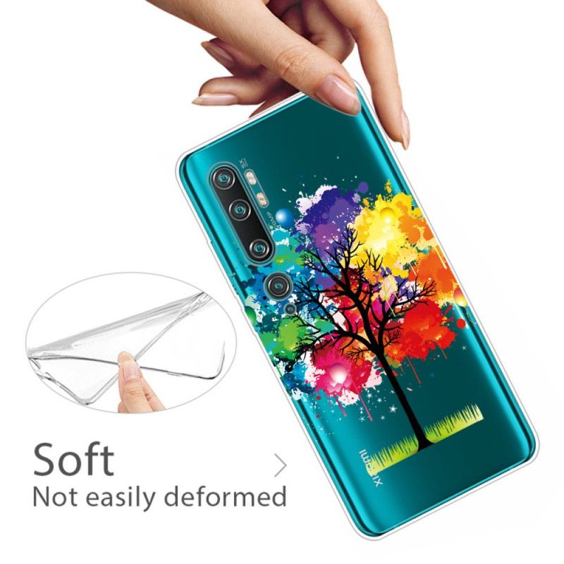 Cover Xiaomi Mi Note 10 / 10 Pro Gennemsigtigt Akvareltræ