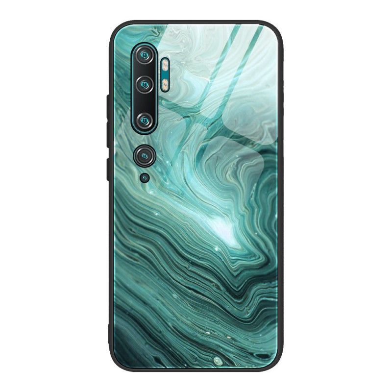 Cover Xiaomi Mi Note 10 / 10 Pro Lyserød Marmorfarver Hærdet Glas