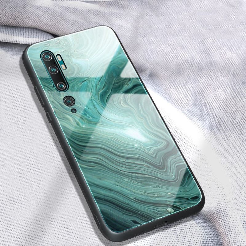 Cover Xiaomi Mi Note 10 / 10 Pro Lyserød Marmorfarver Hærdet Glas