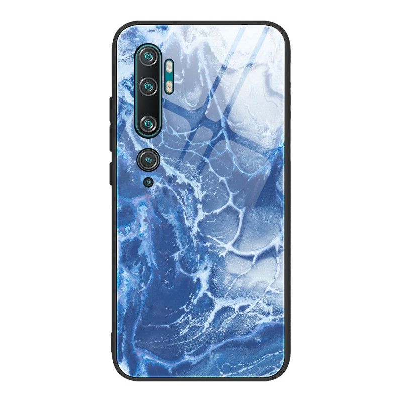 Cover Xiaomi Mi Note 10 / 10 Pro Lyserød Marmorfarver Hærdet Glas